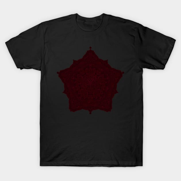 Crimson red T-Shirt by Cherubic